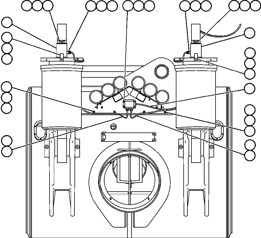 JUNCTION BOX ASSEMBLY (SEE INDEX) EH6357 KOMATSU