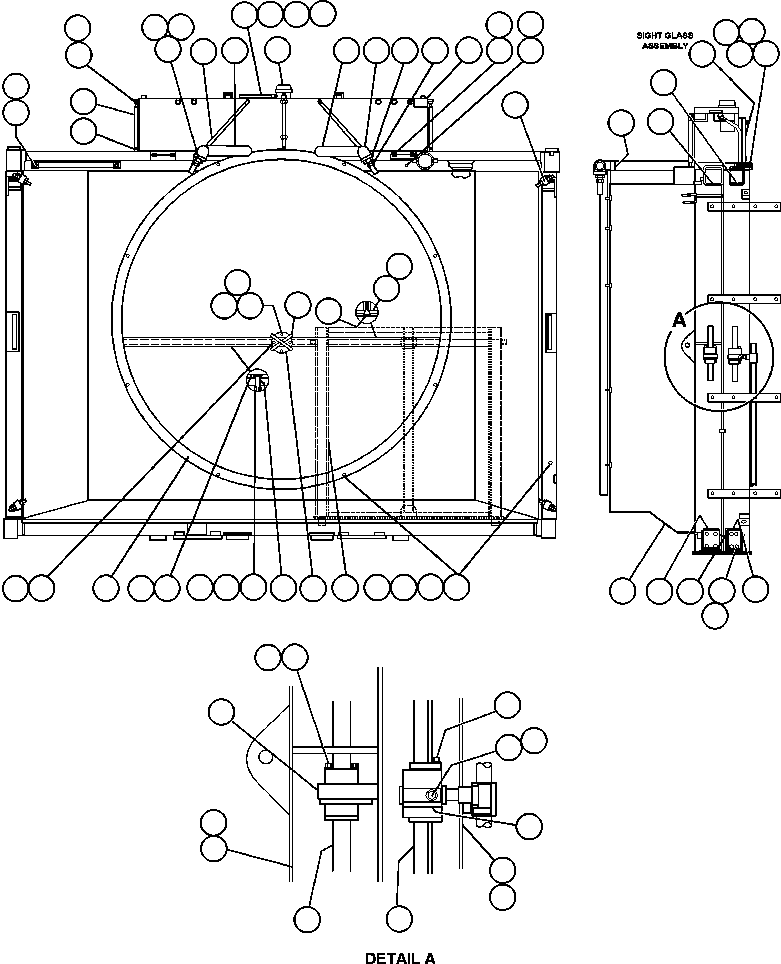 TANK, LOWER REAR XA2197 KOMATSU