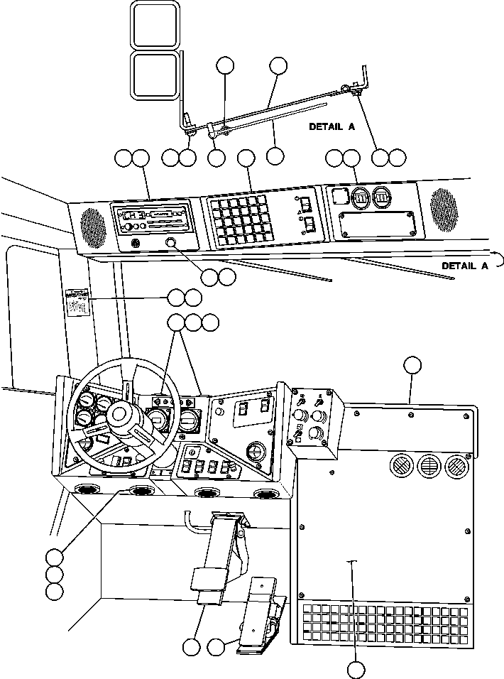 WARNING LIGHTS MODULE (1) EJ2857 KOMATSU