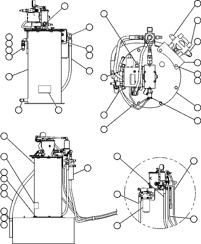 PUMP/CONTAINER, LUBE (SEE INDEX) PC1149 KOMATSU