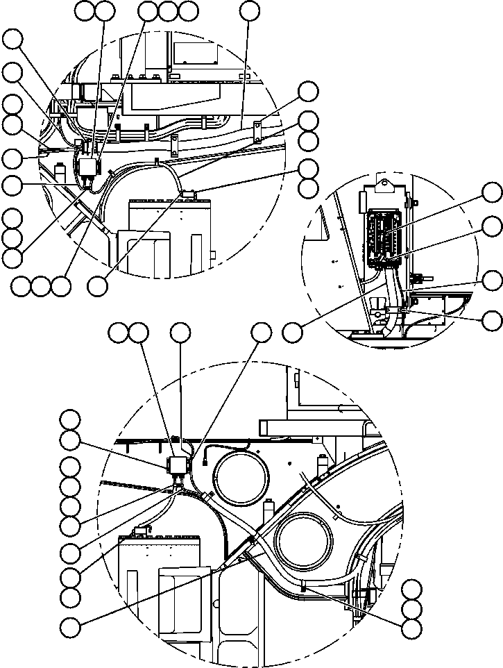 JUNCTION BOX ASSM - L.H. (SEE INDEX) EH6355 KOMATSU