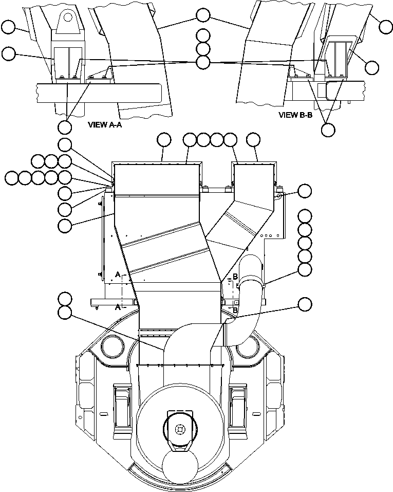 PLATE, MOUNT EH8697 KOMATSU