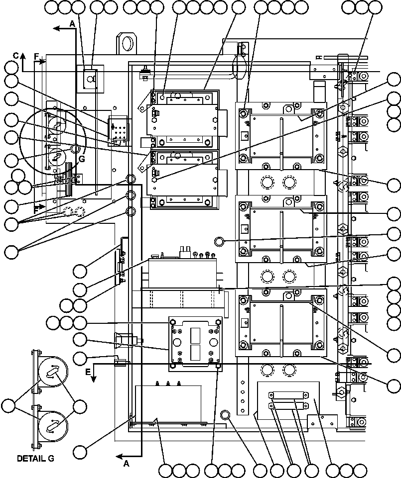 Основание в сборе GE1264 KOMATSU