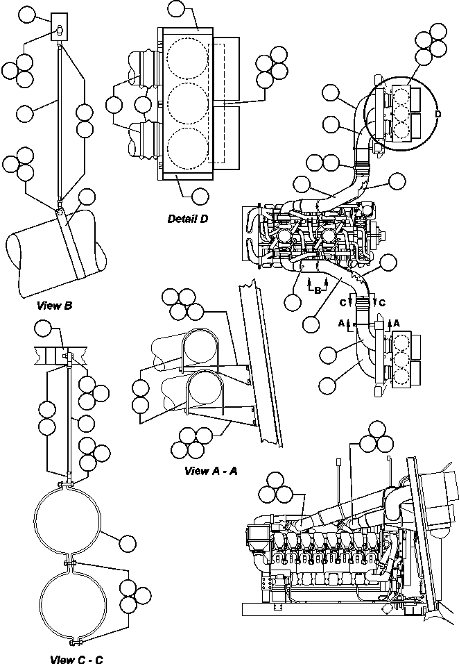 Хомут с т-образным болтом WB1174 KOMATSU