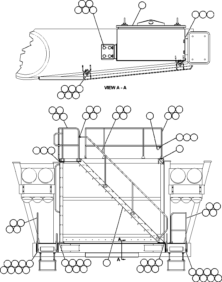 PLATFORM, L.H. EJ3569 KOMATSU
