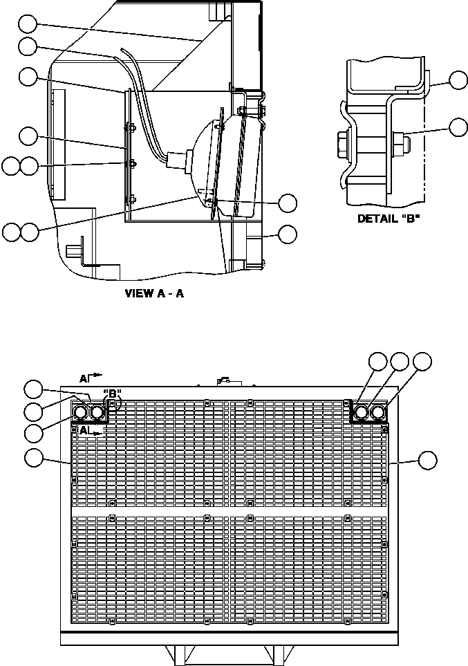 HARNESS, GRILLE EH2333 KOMATSU