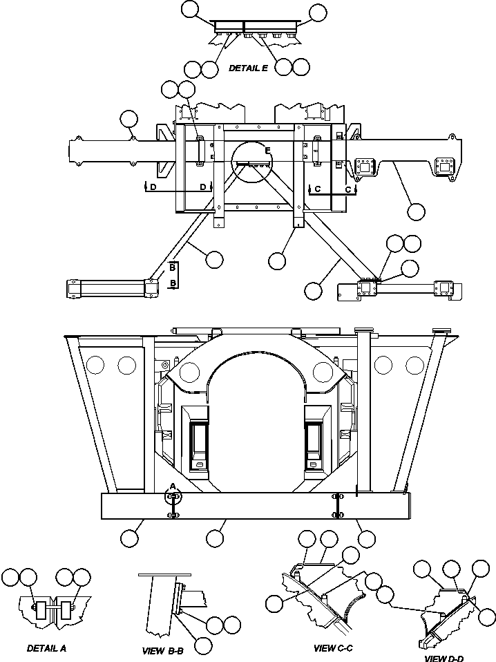 UPRIGHT - R.H. EJ5714 KOMATSU