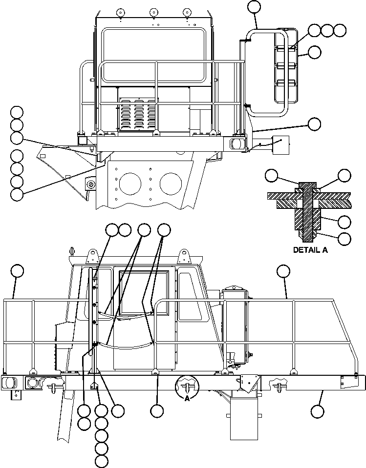 HANDRAIL, L.H. FRONT EJ4758 KOMATSU