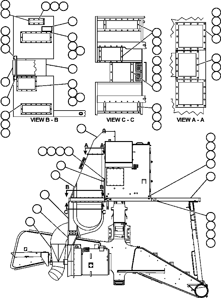 DUCT, WHEEL MOTORS EJ4588 KOMATSU