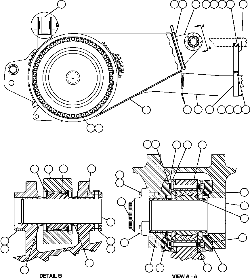 Монтажный кронштейн EJ7471 KOMATSU
