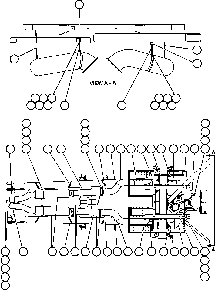 BLANKET, EXHAUST - L.H. EJ2168 KOMATSU