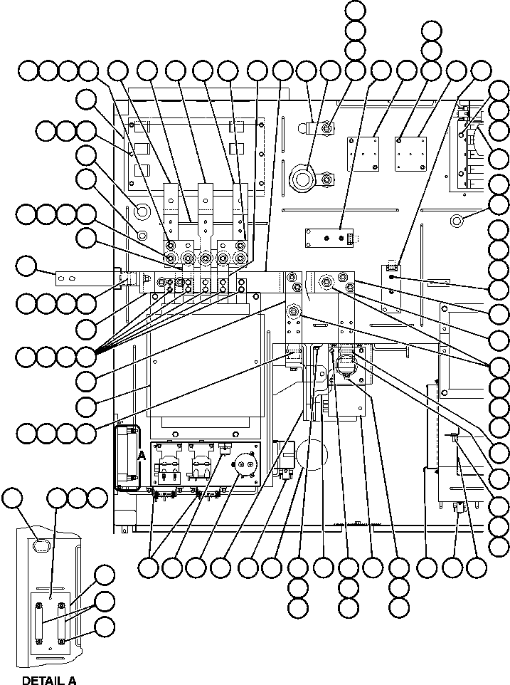 BASE, FUSE PANEL GE0822 KOMATSU