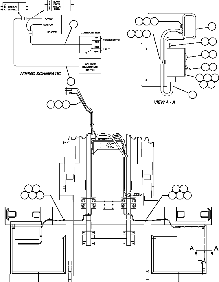 Фонарь PB4206 KOMATSU