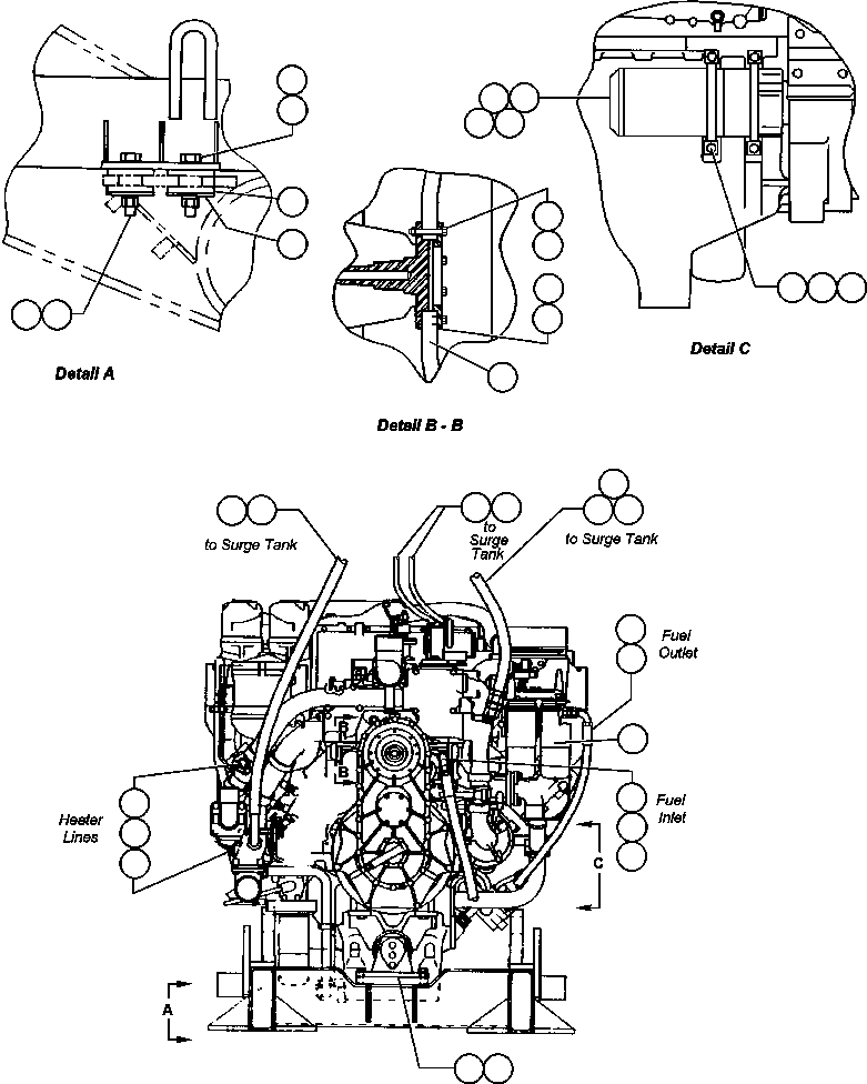 Гайка - 1" VF2856 KOMATSU