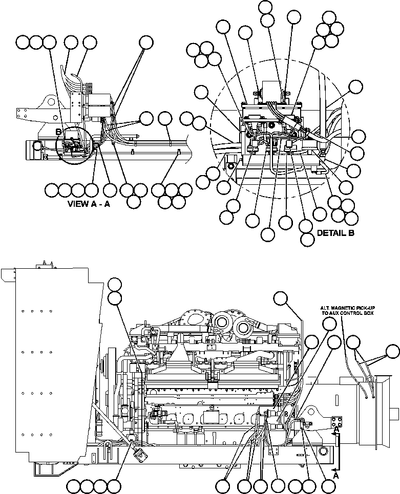HARNESS, EXTERNAL ENGINE EJ8344 KOMATSU