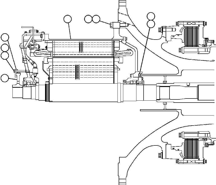 TRANSMISSION, MOTORIZED WHEEL (SEE INDEX) GE0698 KOMATSU