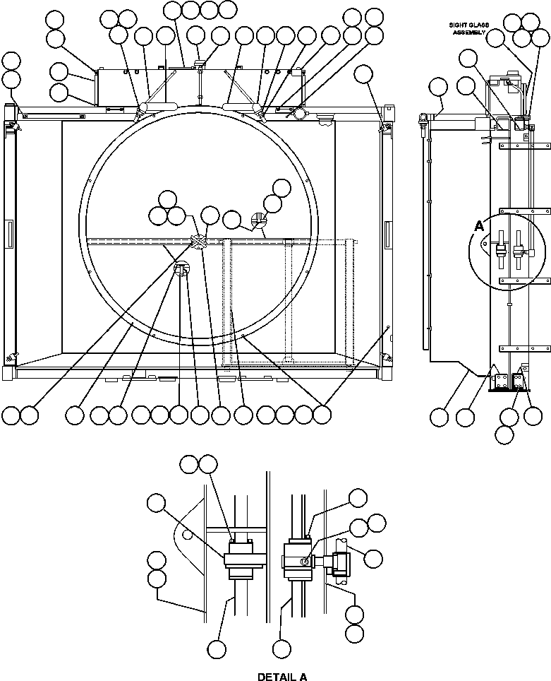 TANK, UPPER FRONT XA1899 KOMATSU