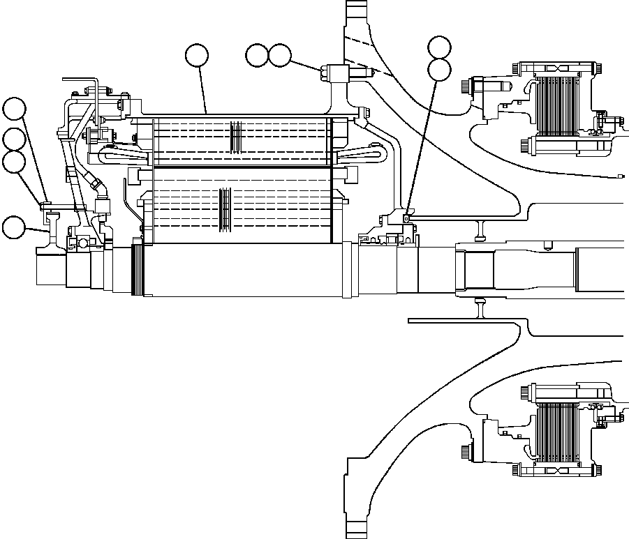 TRANSMISSION, MOTORIZED WHEEL (SEE INDEX) GE0699 KOMATSU