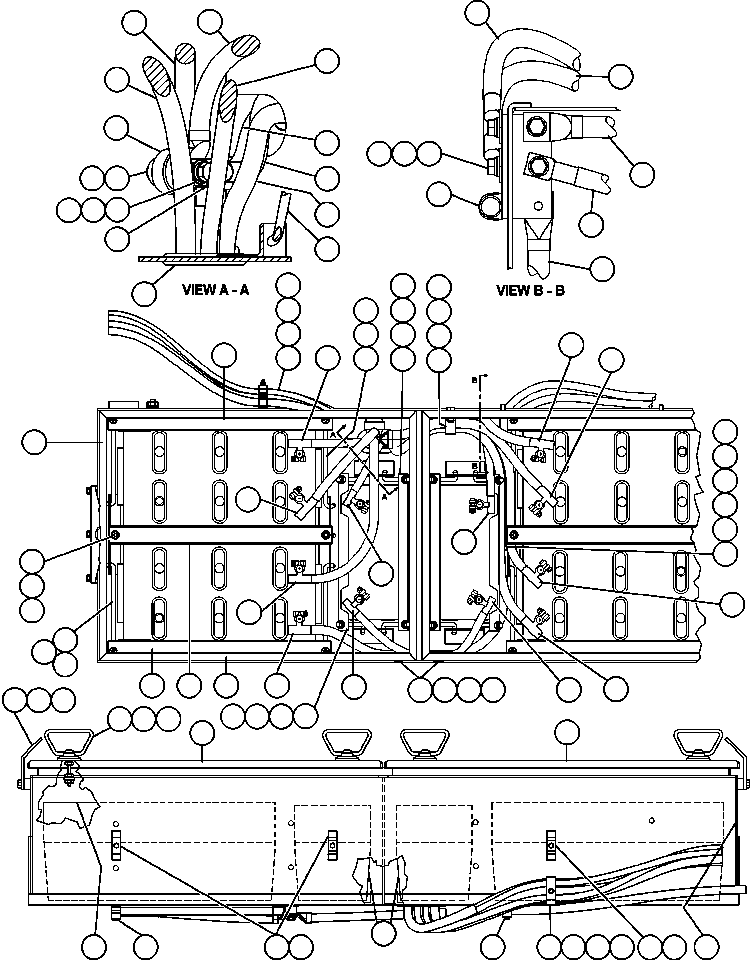 Провод аккумулятора CH3860 KOMATSU