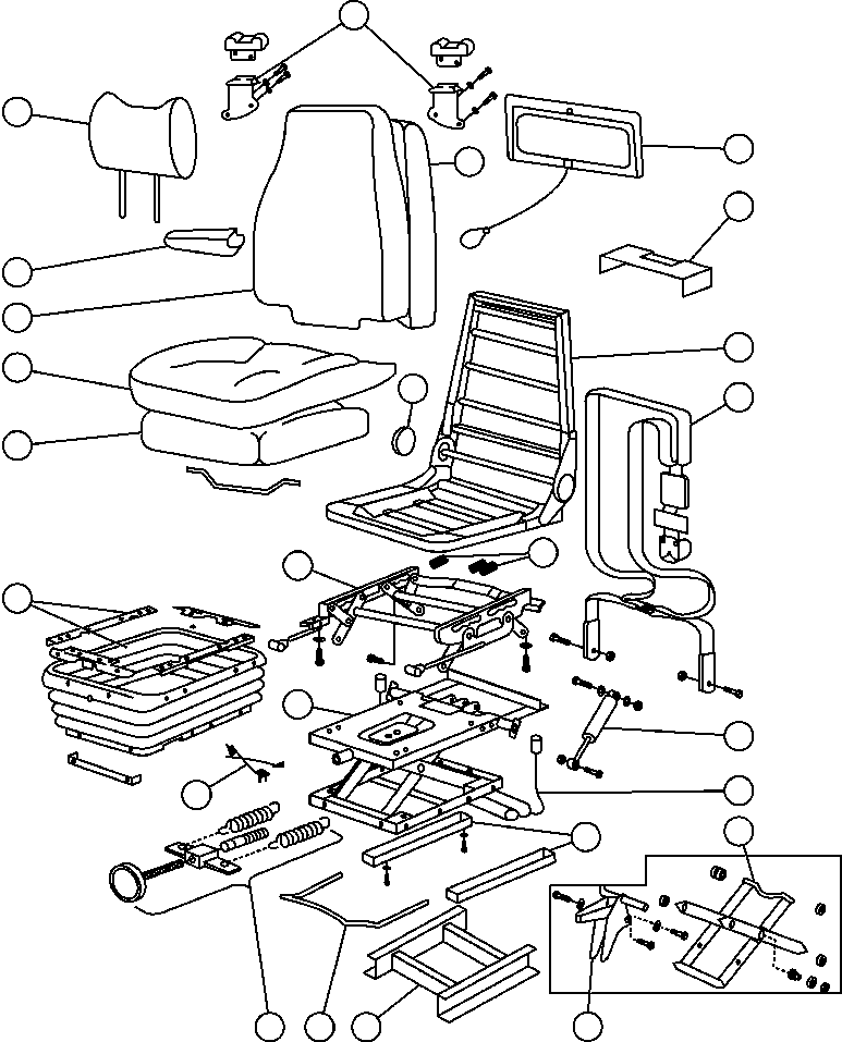 BACK COVER KIT XA2033 KOMATSU