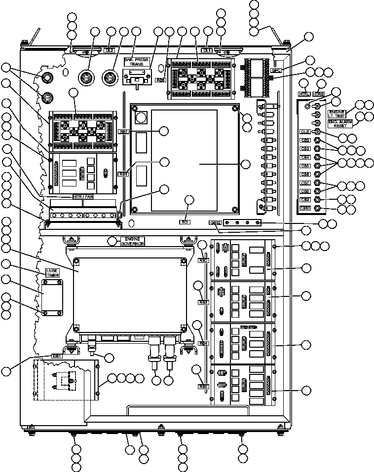 HARNESS, GE/TCI EF9767 KOMATSU