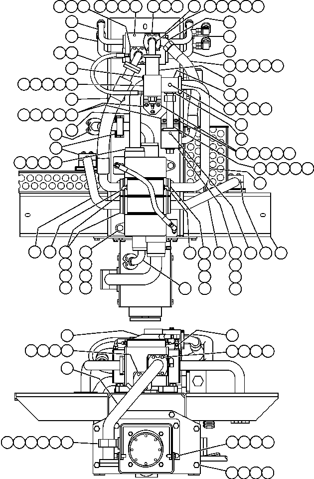 Опора EF6825 KOMATSU