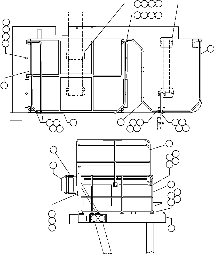 DECK, RIGHT EG8460 KOMATSU