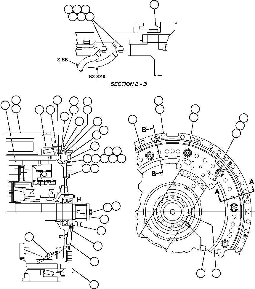 HUB, BRAKE VE4468 KOMATSU