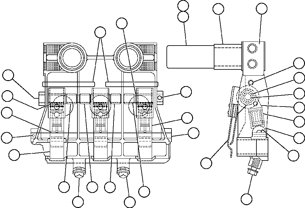 SPRING SEAT ASSEMBLY VE2464 KOMATSU