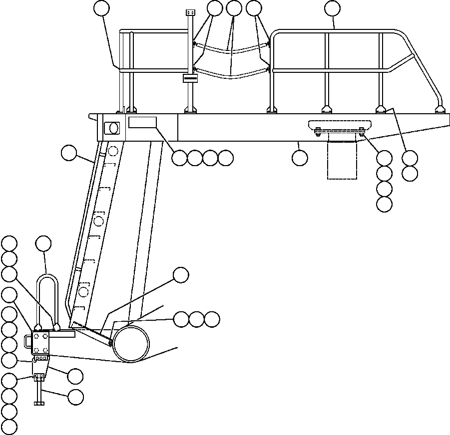 DECK, L.H. EG9727 KOMATSU