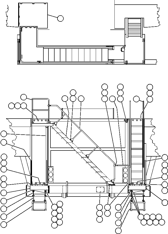ADAPTOR, LADDER ED1033 KOMATSU