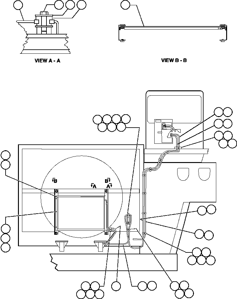 MOUNT, CONDENSER EH2922 KOMATSU