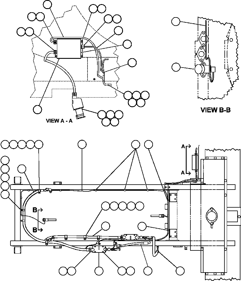 HARNESS, ENGINE OIL HEATERS EG7489 KOMATSU