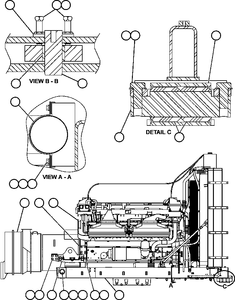 SUB-FRAME EH4070 KOMATSU