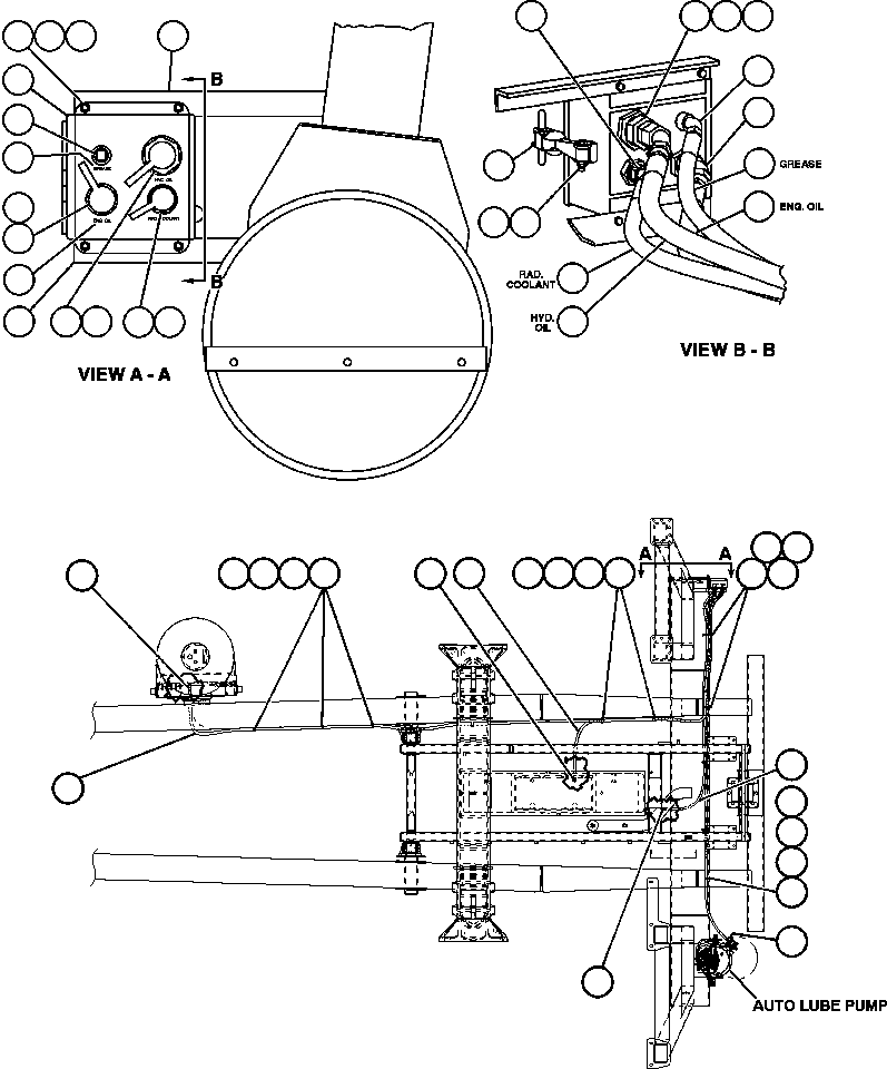 HOSE (ENGINE OIL) HA4871 KOMATSU