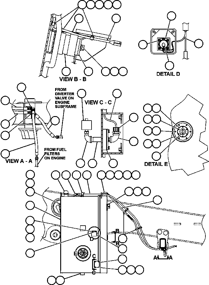 Хомут трубки VW9999 KOMATSU