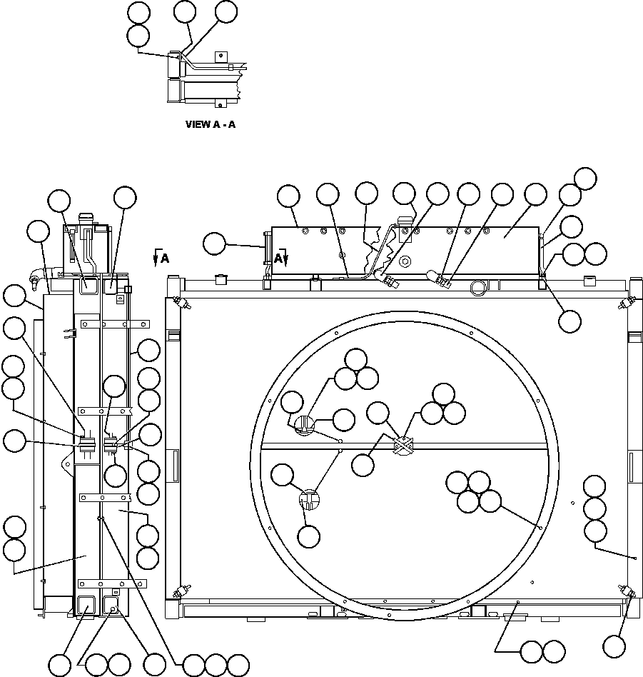 TANK - FRONT BOTTOM BF4686 KOMATSU