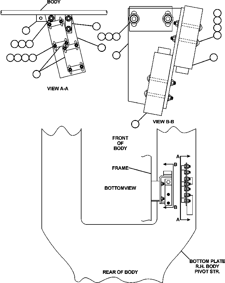 BRACKET, MAGNET MOUNT EF1760 KOMATSU