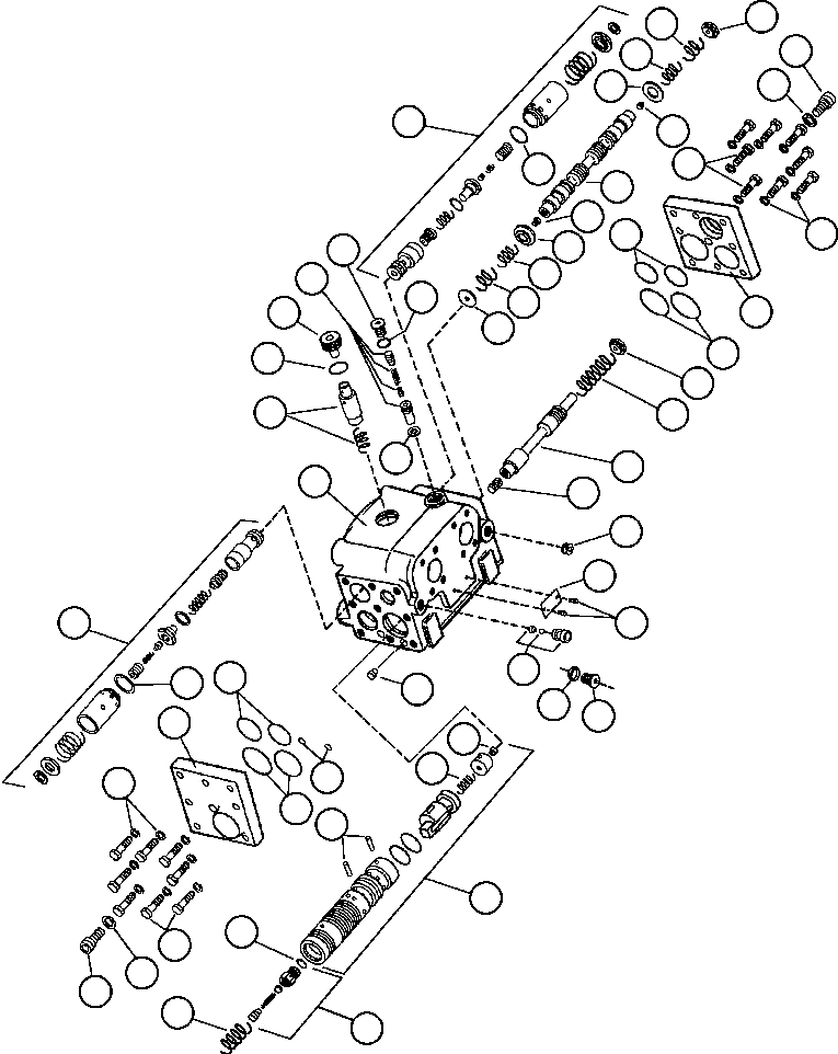 Обратный клапан 1251849H1 KOMATSU