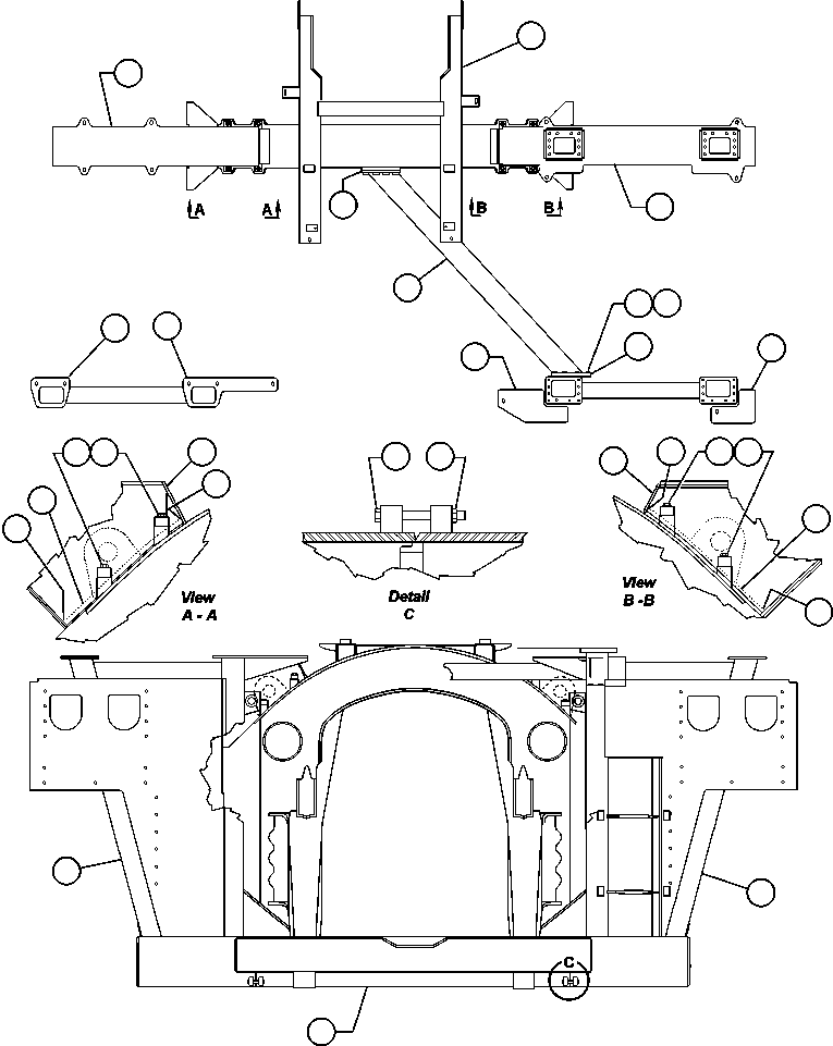 UPRIGHT - L.H. EJ5718 KOMATSU