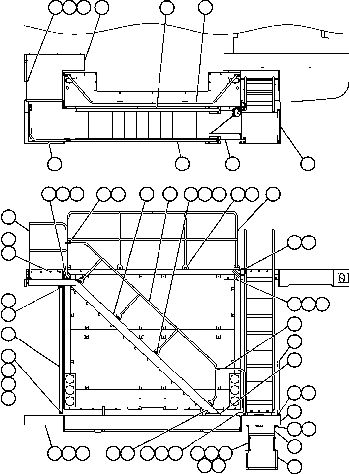 SUPPORT, LADDER EJ4702 KOMATSU