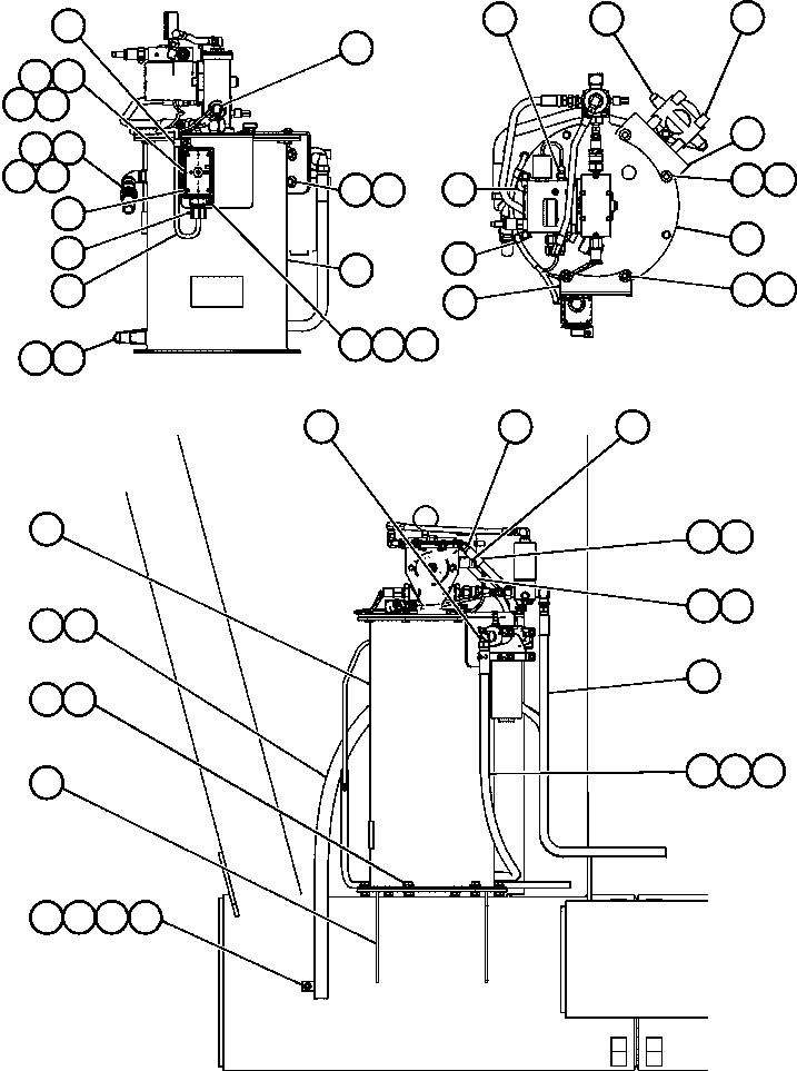 Прямой фитинг WA0466 KOMATSU