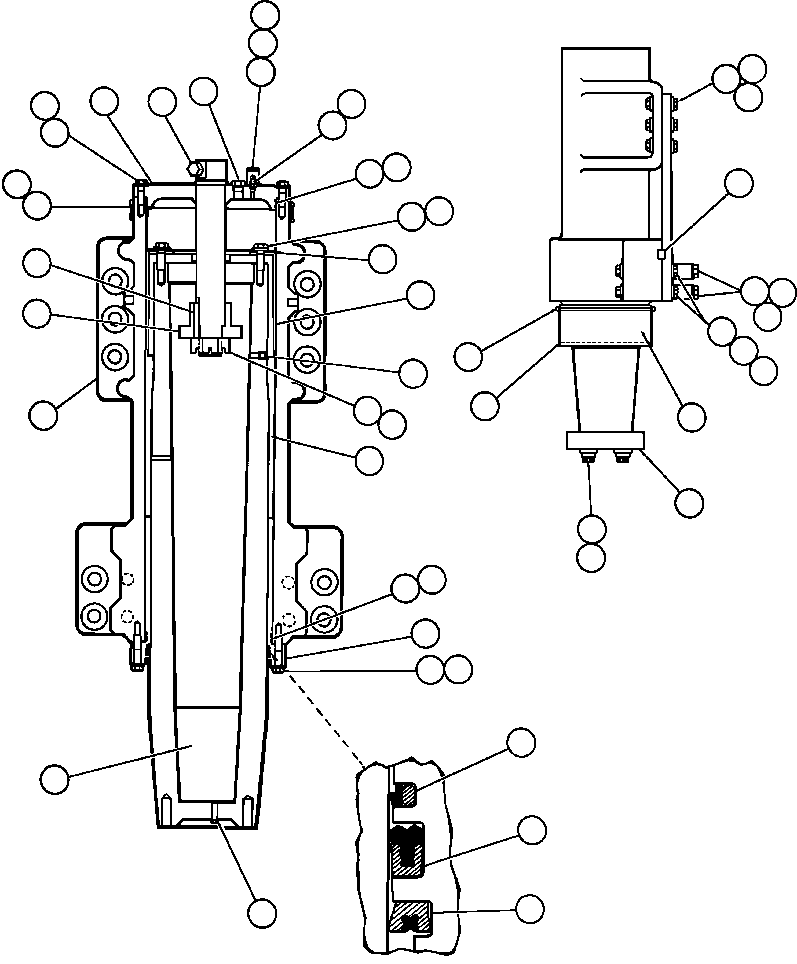 OIL, SUSPENSION - (5 GAL. CAN) (ARCTIC) VJ9525 KOMATSU