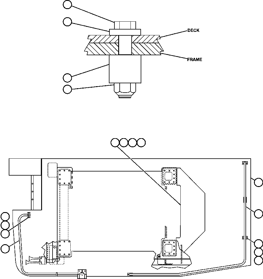DECK - L.H. EK3710 KOMATSU