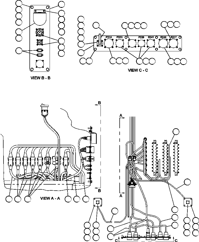 HARNESS, ENGINE DIAGNOSTIC EK2320 KOMATSU