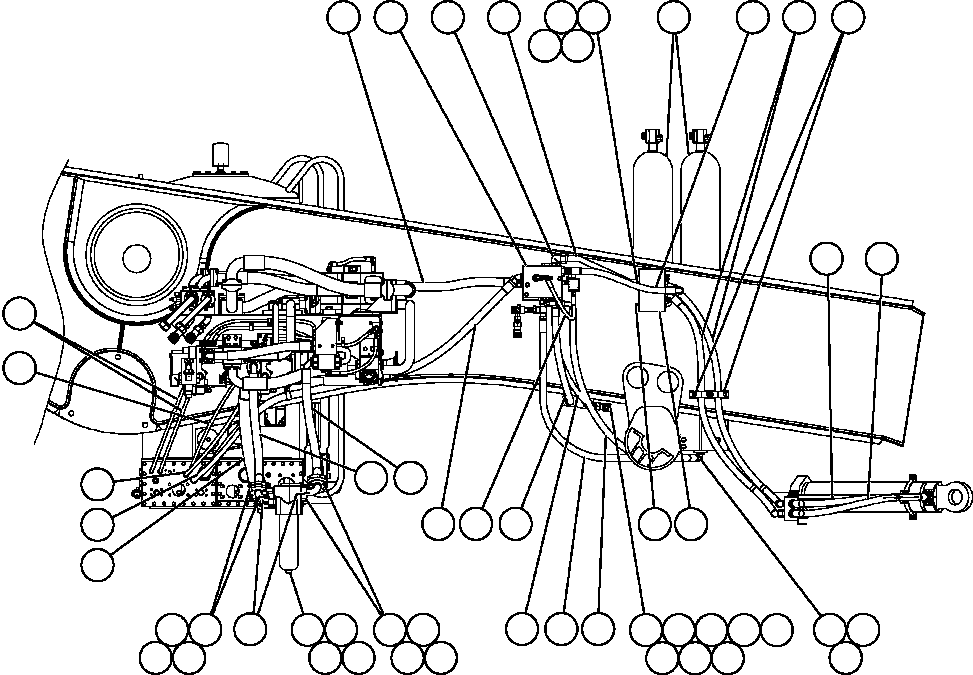 Шланг HA0798 KOMATSU