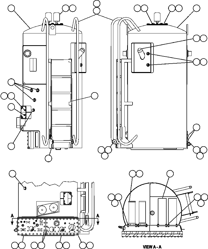 HANDRAIL - R.H. EK5457 KOMATSU