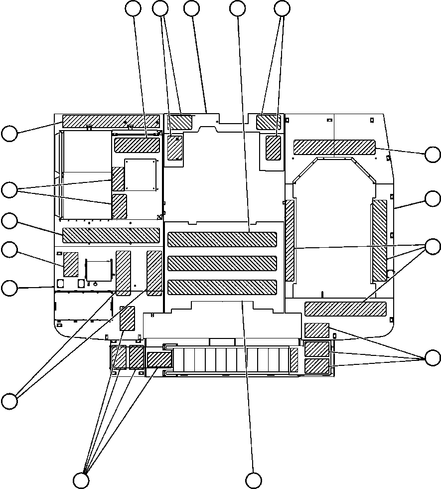 DECK, L.H. EL3710 KOMATSU