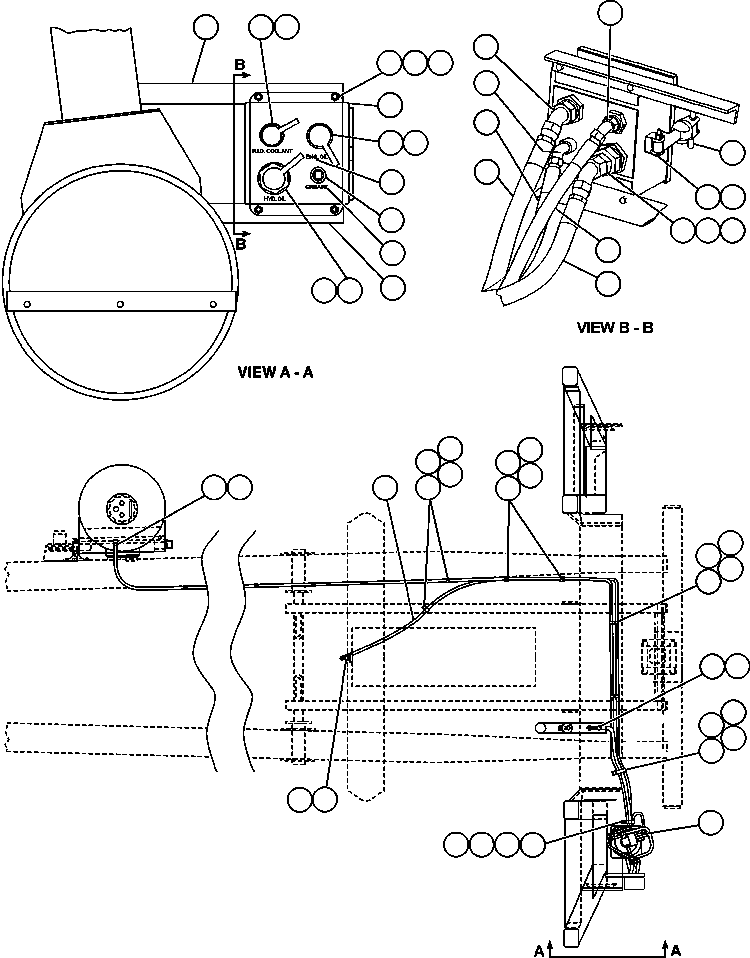 HOSE, ( COOLANT) HA0823 KOMATSU
