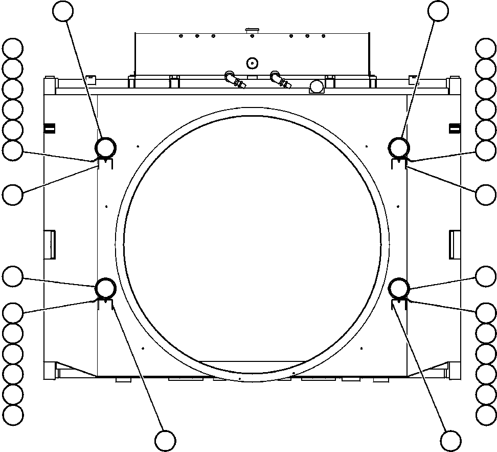 HARNESS, SERVICE LIGHT JUMPER EM8707 KOMATSU